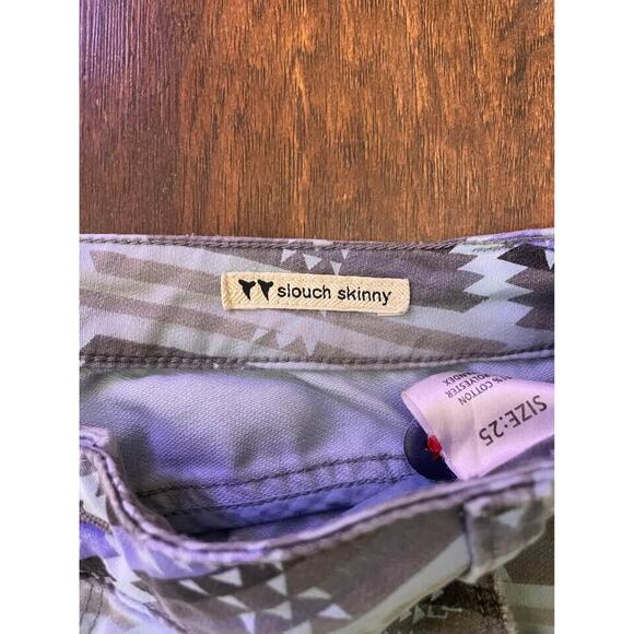 Chip Foster Women's Skinny Jeans Southwestern Boho Aztec Print Pants Size 25 - Picture 6 of 6